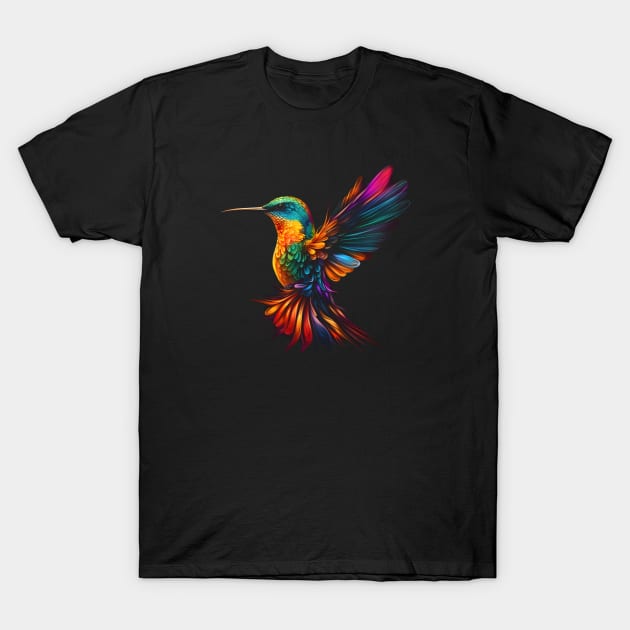 Neon Hummingbird #1 T-Shirt by Everythingiscute